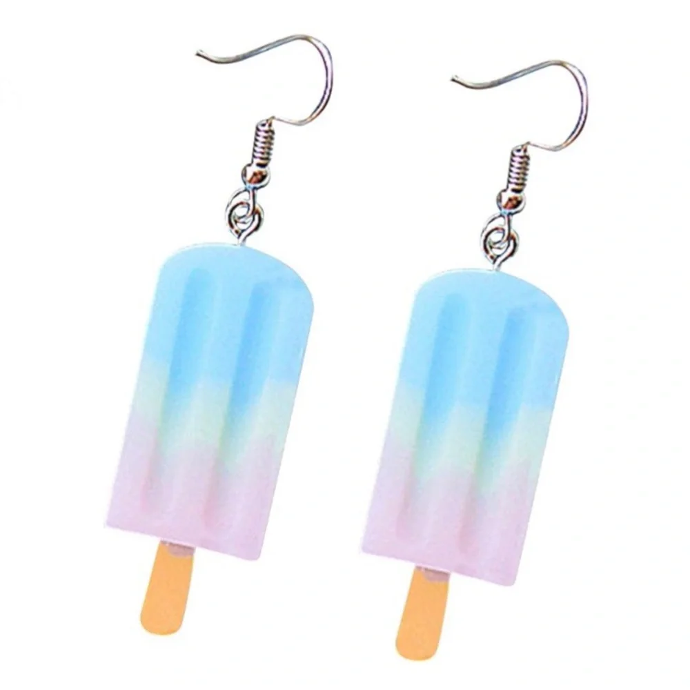 Rainbow Pastel Popsicle Summer Vacation Blue Yellow Pink Ice Cream Kawaii Dangle